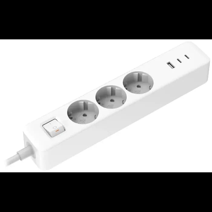 Produžna letva Xiaomi 64876, 3xŠuko, 2xUSB-C, 1xUSB-A, 1.5m, bijela