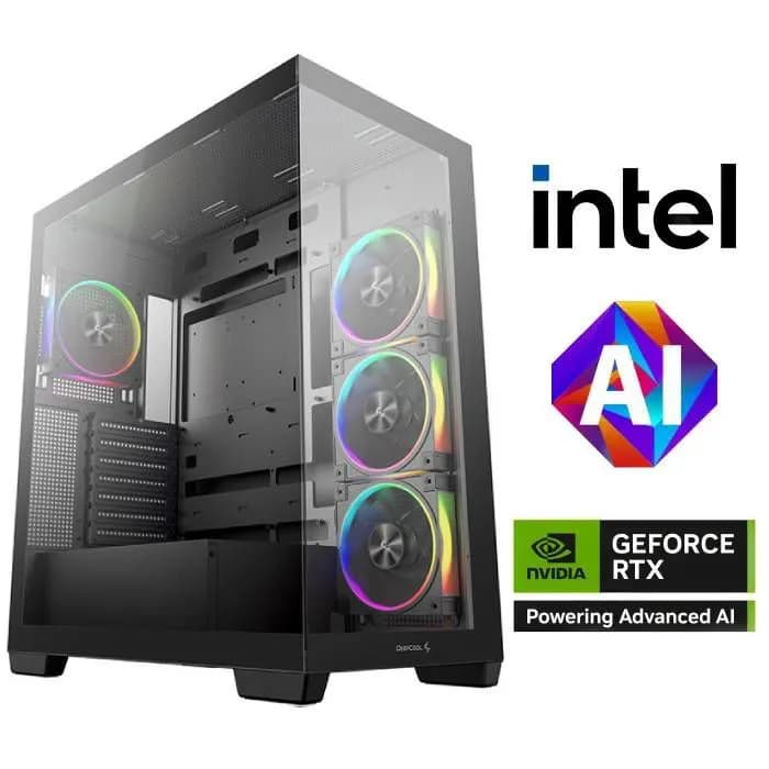 Računalo INSTAR Gamer Titan V5, Intel Core Ultra 7 265F up to 5.3GHz, Vodeno hlađenje, 32GB DDR5, 2TB NVMe SSD, NVIDIA GeForce RTX5070 12GB, No ODD, 5 god jamstvo