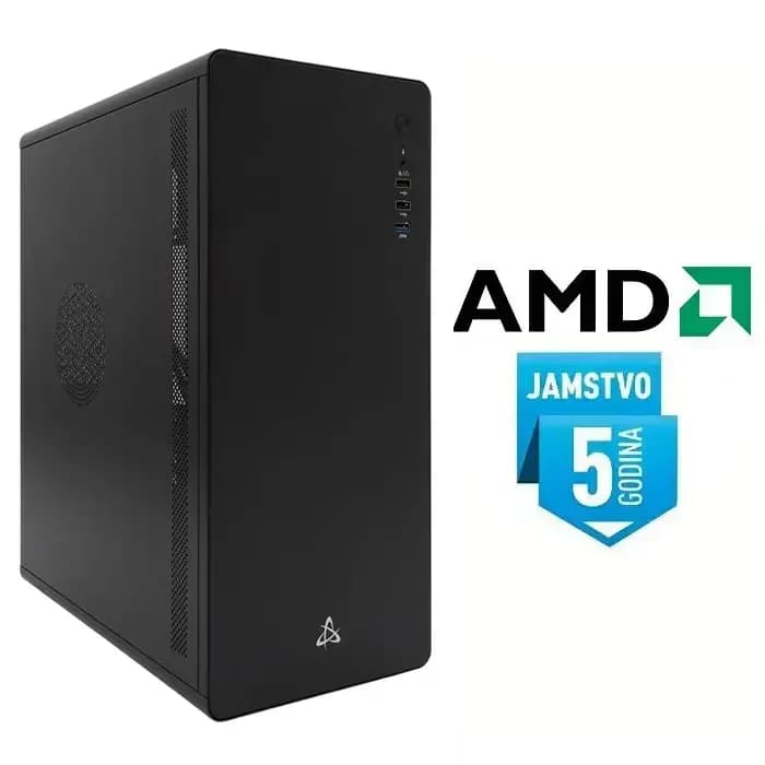 Računalo INSTAR Manager, AMD Ryzen 5 5600GT up to 4.6GHz, 16GB DDR4, 500GB NVMe SSD, AMD Radeon Graphics, Win 11 Home, 5 god jamstvo