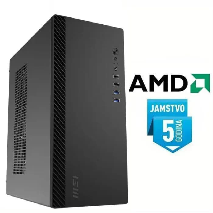 Računalo INSTAR Neuron, AMD Ryzen 5 5600GT up to 4.4GHz, 16GB DDR4, 500GB NVMe SSD, AMD Radeon Graphics, Win 11 Pro, 5 god jamstvo