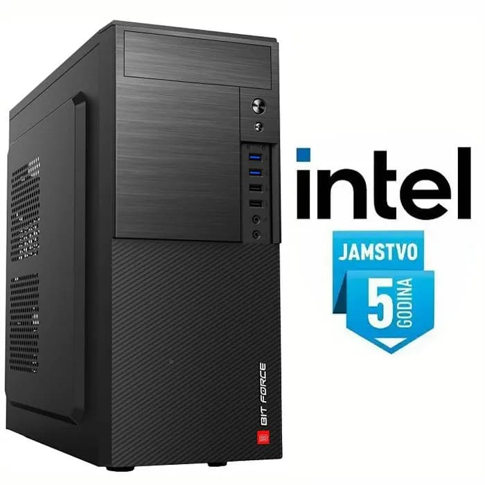 Računalo INSTAR Office Pro, Intel Core i3 14100 up to 4.7GHz, 16GB DDR4, 500GB NVMe SSD, Intel UHD Graphics 730, 5 god jamstvo