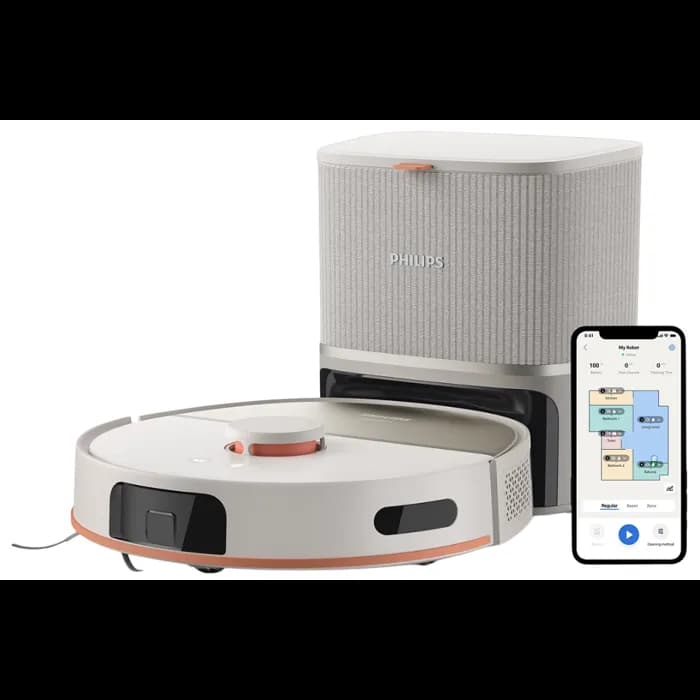 Robotski usisavač Philips HomeRun 5000 Series XU5100/20, 260ml, 10000Pa, bijeli