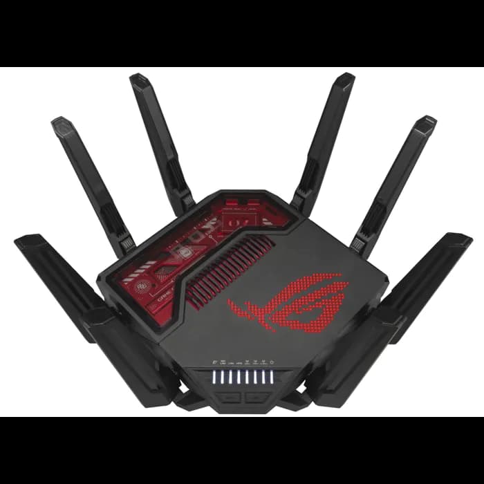 Router Asus ROG Rapture GT-BE19000, BE19000, WiFi 7, Tri band 2.4GHz/5GHz/6GHz, 2xLAN/WAN, 5×LAN, Mesh WiFi System