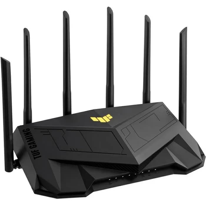 Router Asus TUF Gaming AX6000, AX6000, WiFi 6, Dual band 2.4GHz/5GHz, 1×WAN, 5×LAN, Mesh WiFi System
