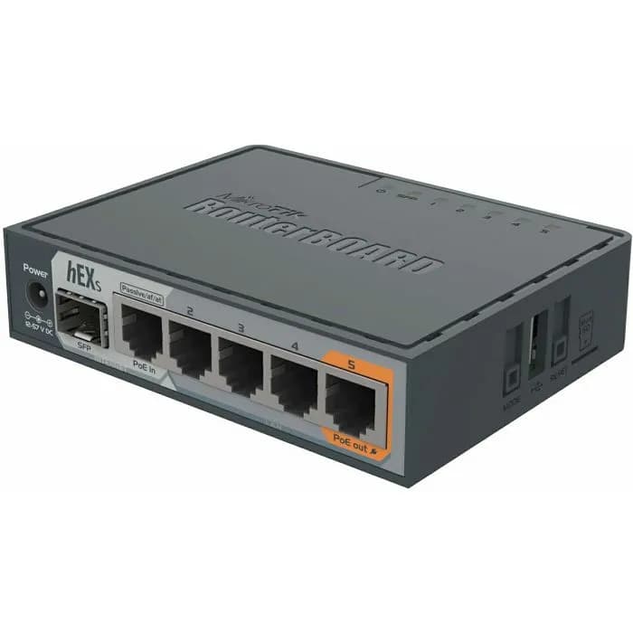 Router MikroTik hEX S (RB760iGS), 5×LAN, 1xSFP