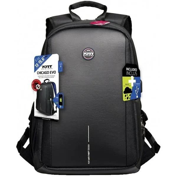 Ruksak za prijenosno računalo Port Chicago Evo, do 15.6", crni