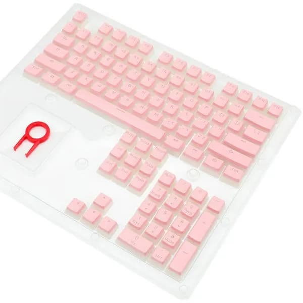 Set tipki Redragon Pudding Keycaps A130 Scarab, PBT, roze