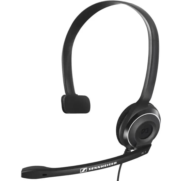 Slušalica Epos PC 7 USB, žičane, mikrofon, on-ear, crna