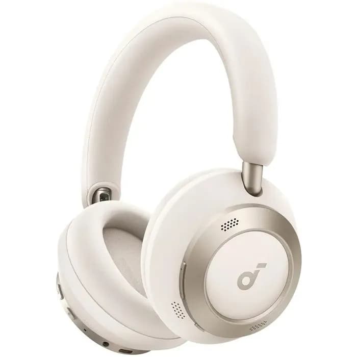 Slušalice Anker Soundcore Space One Pro, bežične, bluetooth, eliminacija buke, mikrofon, over-ear, bijele