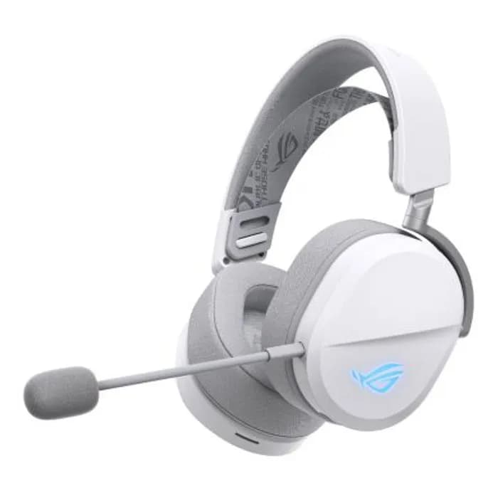 Slušalice Asus ROG Pelta, bežične, gaming, mikrofon, over-ear, PC, PS4, PS5, Switch, bijele