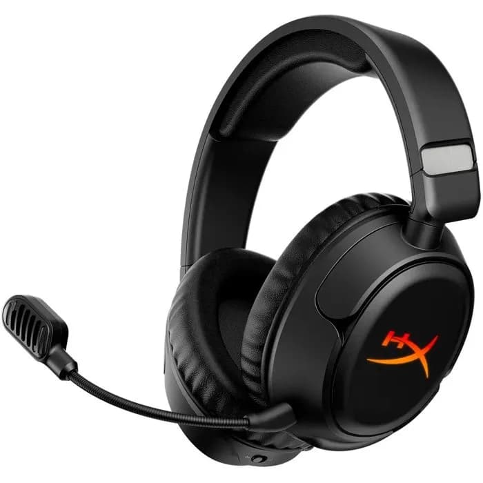 Slušalice HyperX Cloud Flight 2, bežične, gaming, mikrofon, over-ear, RGB, PC, PS4, PS5, Switch, crne