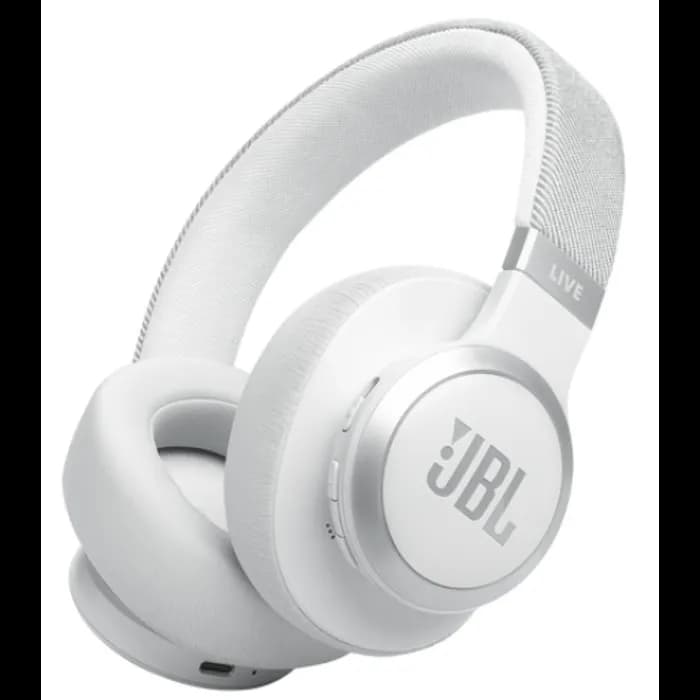 Slušalice JBL Live 770NC, bežične, bluetooth, eliminacija buke, mikrofon, over-ear, bijele, JBLLIVE770NCWHT