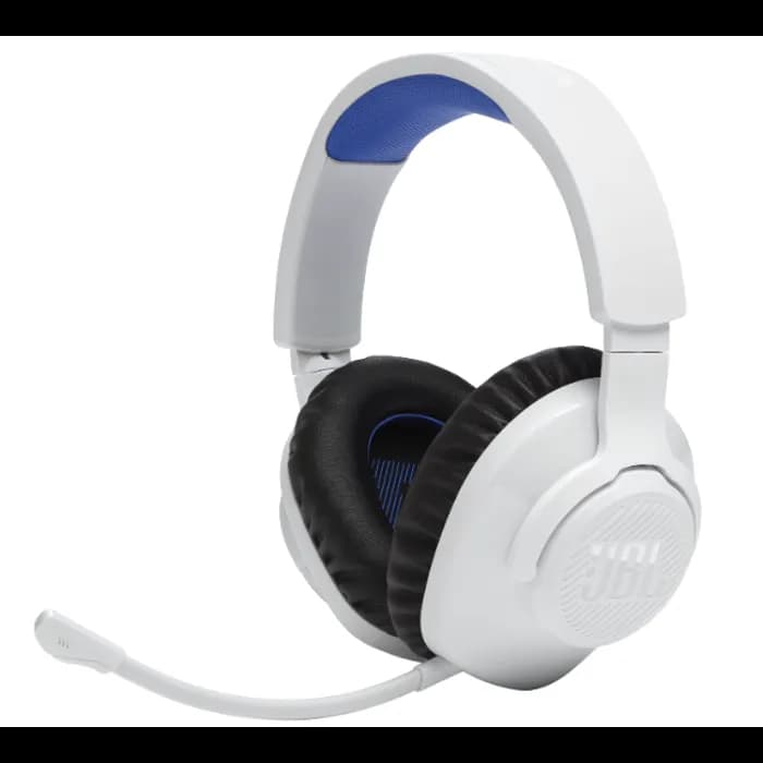 Slušalice JBL Quantum 360P, bežične, gaming, mikrofon, over-ear, PC, PS4, PS5, Switch, bijelo-plave, JBLQ360PWLWHTBLU