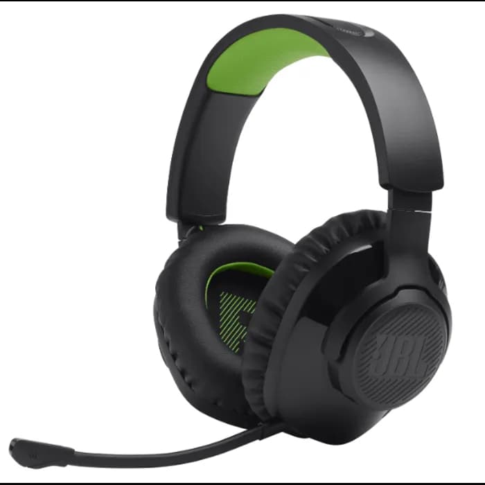 Slušalice JBL Quantum 360X, bežične, bluetooth, gaming, mikrofon, over-ear, PC, PS4, PS5, Switch, Xbox, crno-zelene, JBLQ360XWLBLKGRN
