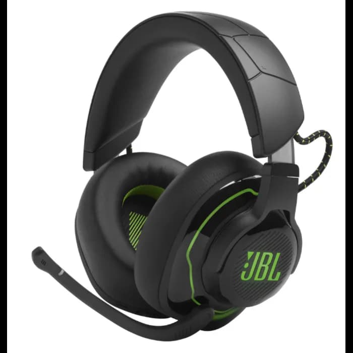 Slušalice JBL Quantum 910X, bežične, bluetooth, gaming, mikrofon, over-ear, PC, PS4, PS5, Switch, Xbox, crno-zelene, JBLQ910XWLBLKGRNAM