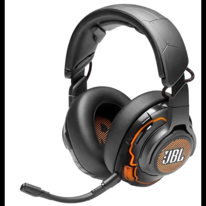 Slušalice JBL Quantum One, žičane, gaming, mikrofon, over-ear, RGB, PC, Switch, Xbox, crne, JBLQUANTUMONEBLK