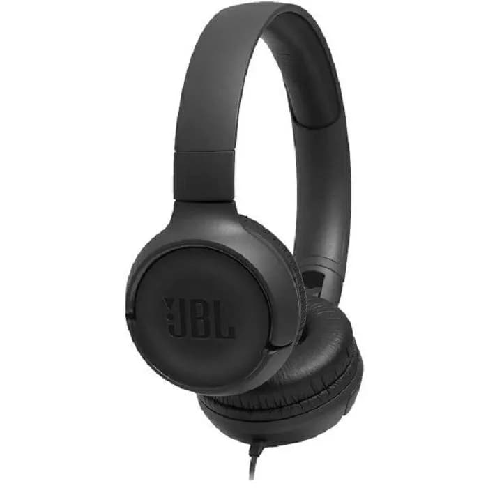 Slušalice JBL Tune 500, žičane, mikrofon, on-ear, crne, JBLT500BLK
