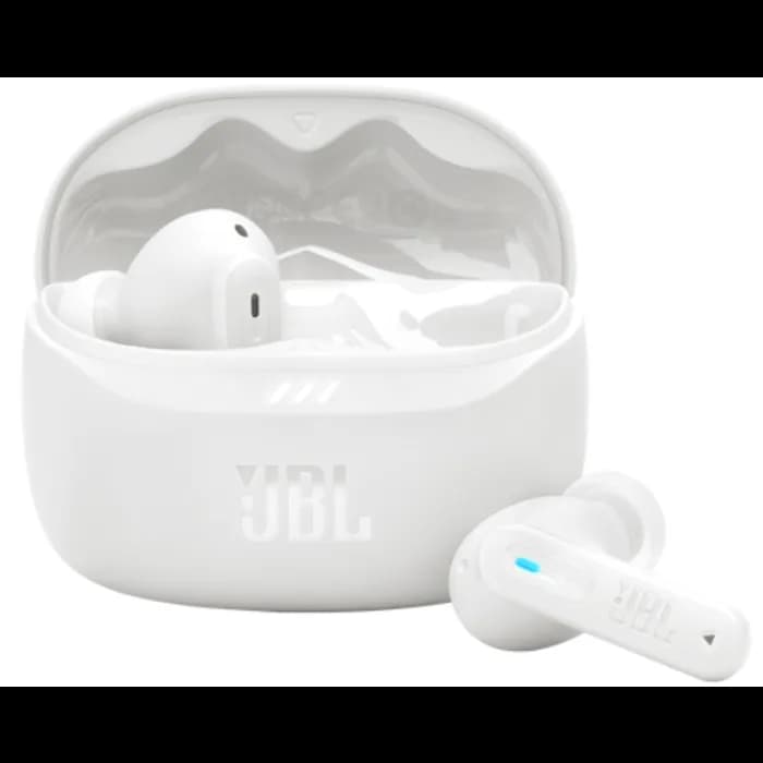 Slušalice JBL Tune Beam 2, bežične, bluetooth, eliminacija buke, mikrofon, in-ear, bijele, JBLTBEAM2WHT