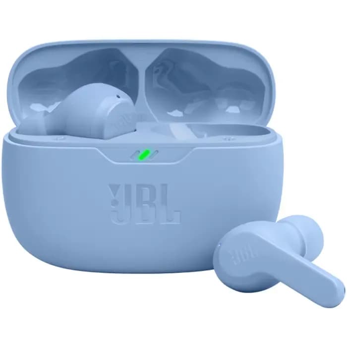 Slušalice JBL Wave Beam, bežične, bluetooth, mikrofon, in-ear, plave, JBLWBEAMBLUE