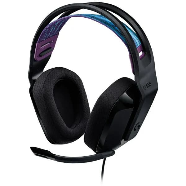 Slušalice Logitech G335, žičane, gaming, mikrofon, over-ear, PC, PS4, Xbox, Switch, crne