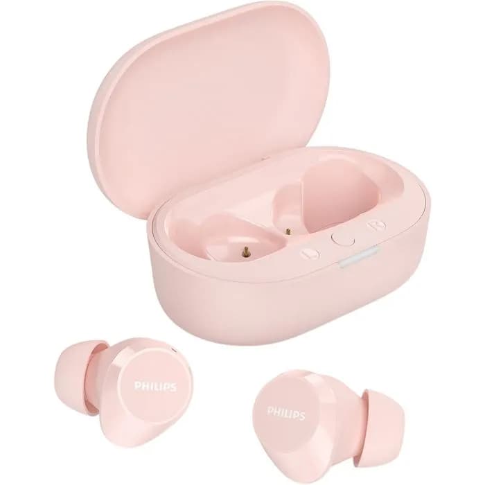 Slušalice Philips TAT1209PK, bežične, bluetooth, mikrofon, in-ear, roze