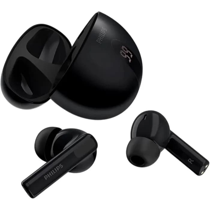Slušalice Philips TAT2520BK, bežične, bluetooth, mikrofon, eliminacija buke, in-ear, crne