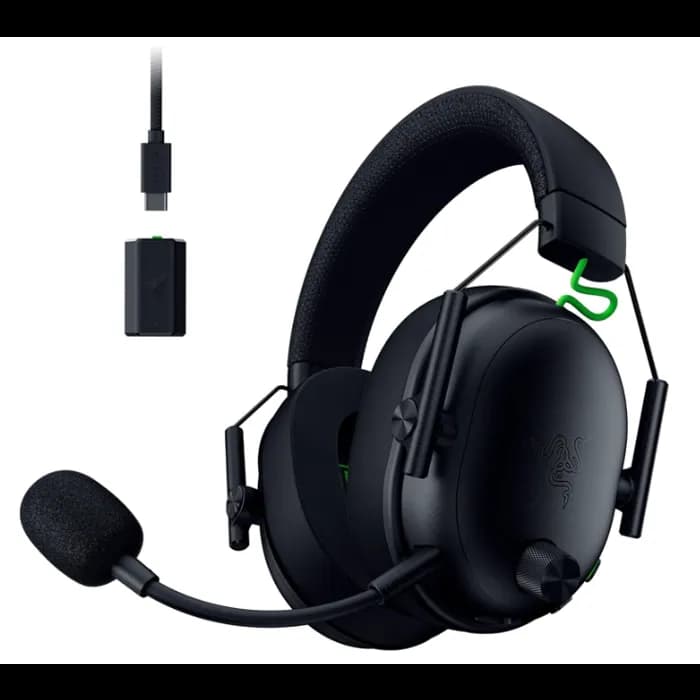 Slušalice Razer BlackShark V3 for Xbox, bežične, gaming, mikrofon, over-ear, PC, PS4, PS5, Xbox, Black, RZ04-05410200-R3M1