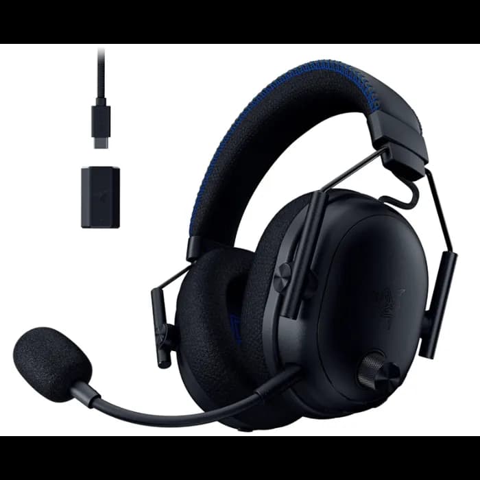 Slušalice Razer BlackShark V3 Pro for PlayStation, bežične, gaming, mikrofon, over-ear, PC, PS5, Black, RZ04-05400500-R3G1