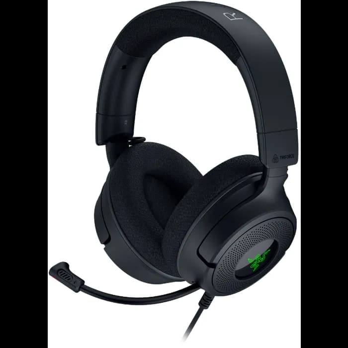 Slušalice Razer Kraken V4 X, žičane, gaming, 7.1, mikrofon, over-ear, PC, PS4, PS5, Switch, crne, RZ04-05180100-R3M1