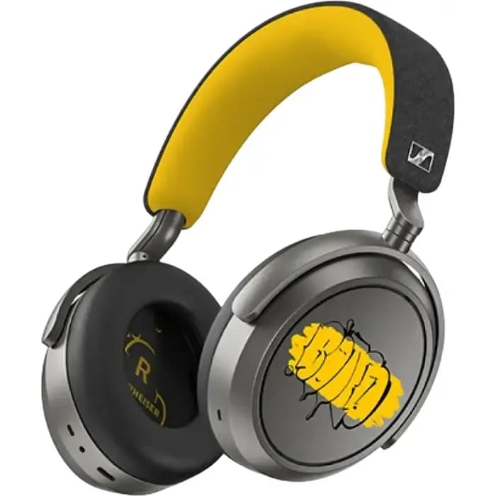 Slušalice Sennheiser Momentum 4 Wireless 80th Anniversary Edition, bežične, bluetooth, mikrofon, eliminacija buke, over-ear, crno-žute