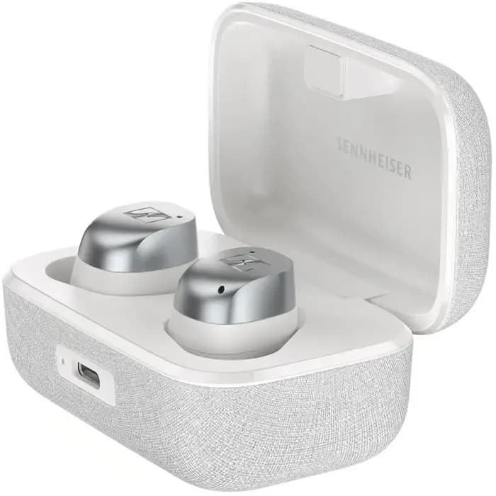 Slušalice Sennheiser Momentum True Wireless 4, bežične, bluetooth, eliminacija buke, mikrofon, in-ear, srebrne