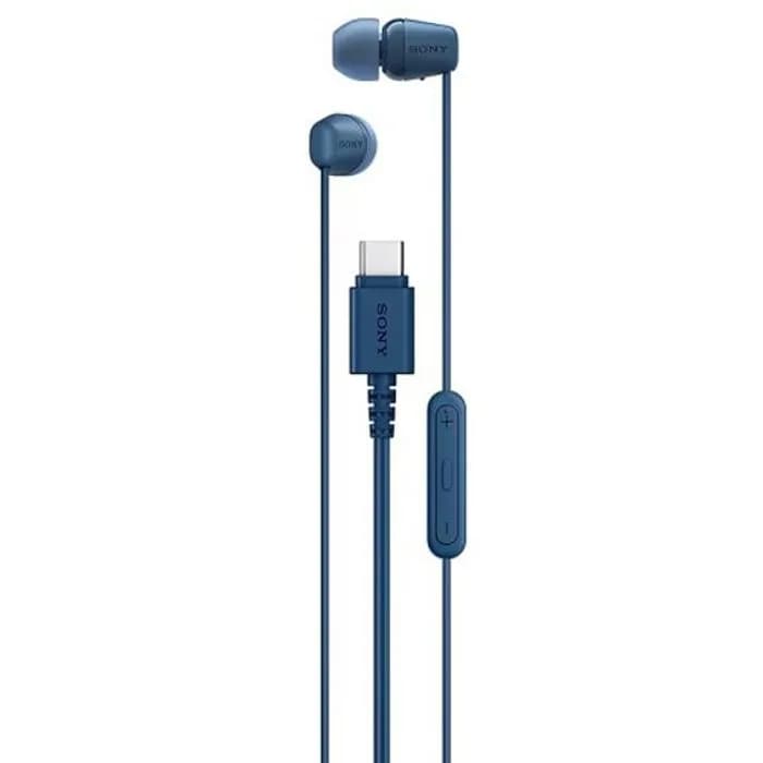 Slušalice Sony IER-EX15C, žičane, mikrofon, in-ear, USB-C, plave