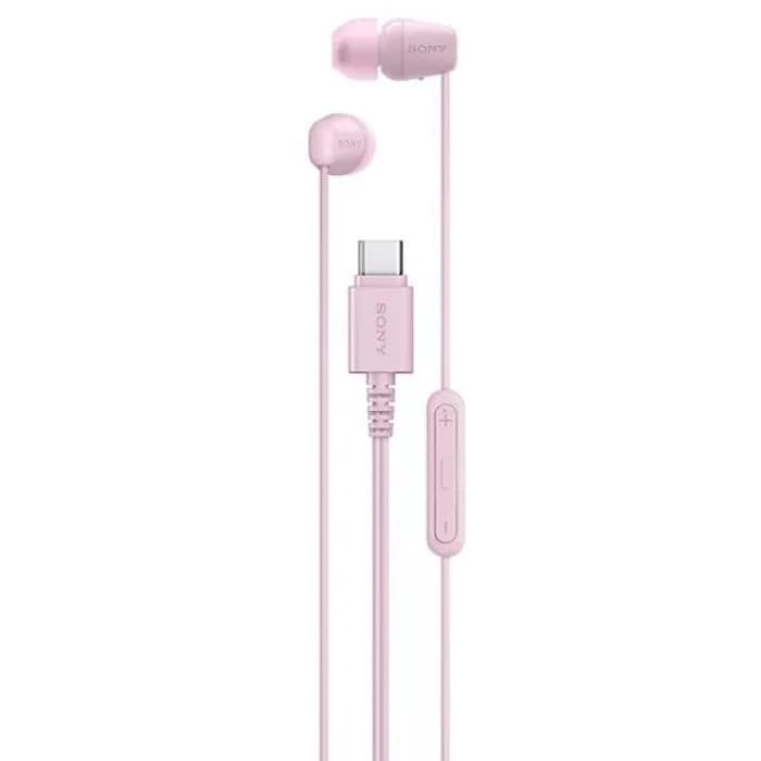 Slušalice Sony IER-EX15C, žičane, mikrofon, in-ear, USB-C, roze