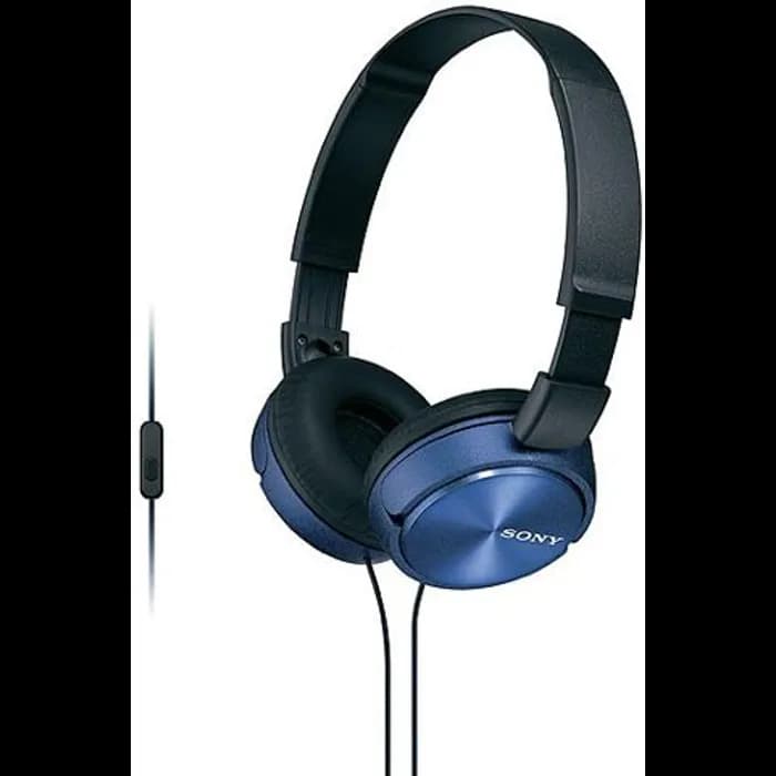 Slušalice Sony MDR-ZX310AP, žičane, mikrofon, on-ear, plave