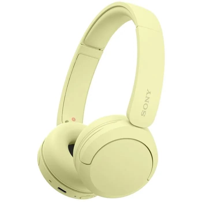 Slušalice Sony WHCH520Y.CE7, bežične, bluetooth, mikrofon, on-ear, žute