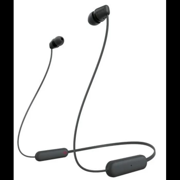 Slušalice Sony WI-C100, bežične, bluetooth, mikrofon, in-ear, crne
