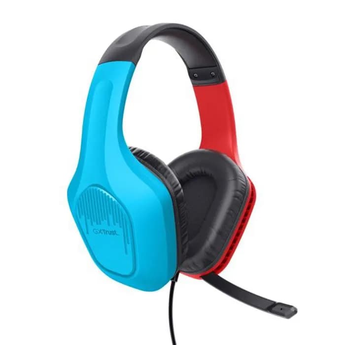 Slušalice Trust GXT 416S Zirox, žičane, gaming, mikrofon, over-ear, Xbox, Switch, crveno-plave