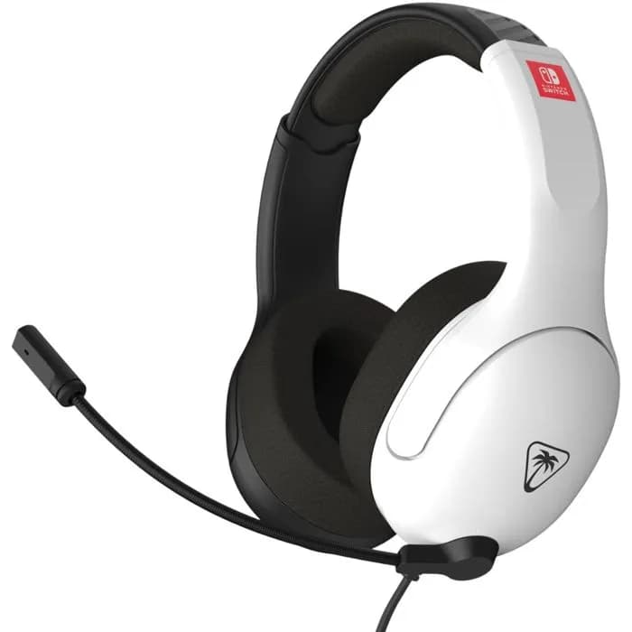 Slušalice Turtle Beach Airlite Fit, žičane, gaming, mikrofon, over-ear, Nintendo Switch, crno-bijele