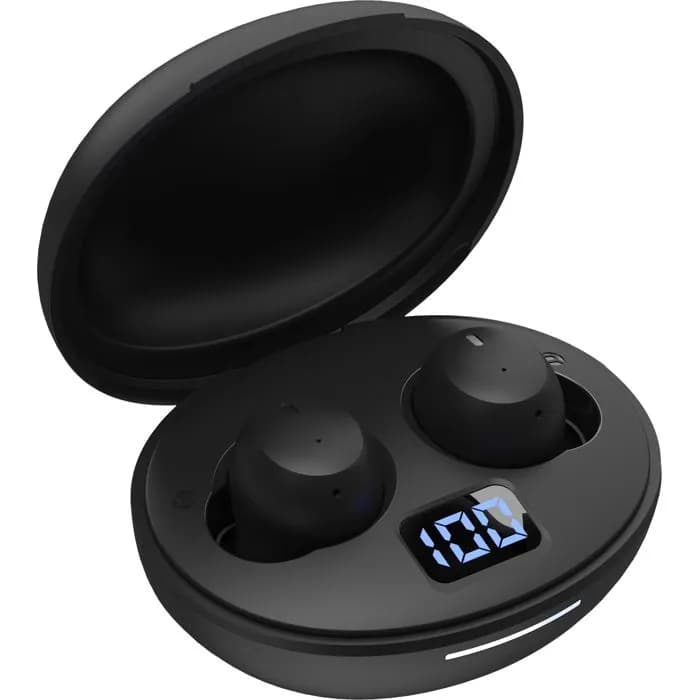 Slušalice White Shark GEB-TWS-02 Vortex, bežične, bluetooth, mikrofon, in-ear, crne
