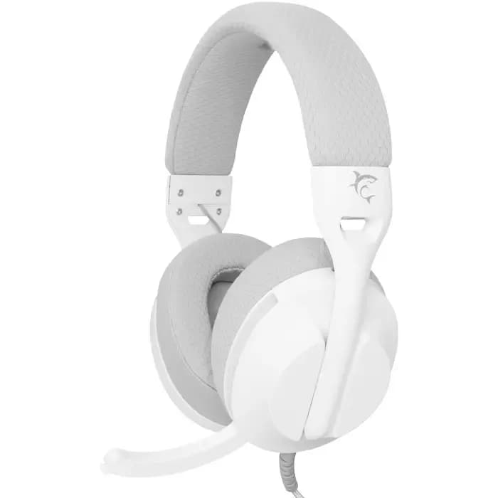Slušalice White Shark Parrot WGH-2440, žičane, gaming, mikrofon, over-ear, PC, PS4, PS5, XBOX, bijele