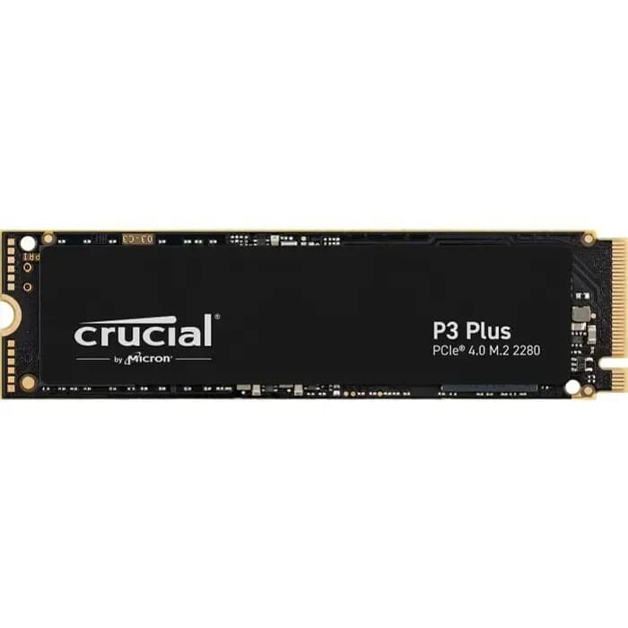 SSD Crucial P3 Plus, 2TB, M.2 NVMe PCIe Gen4, R5000/W4200