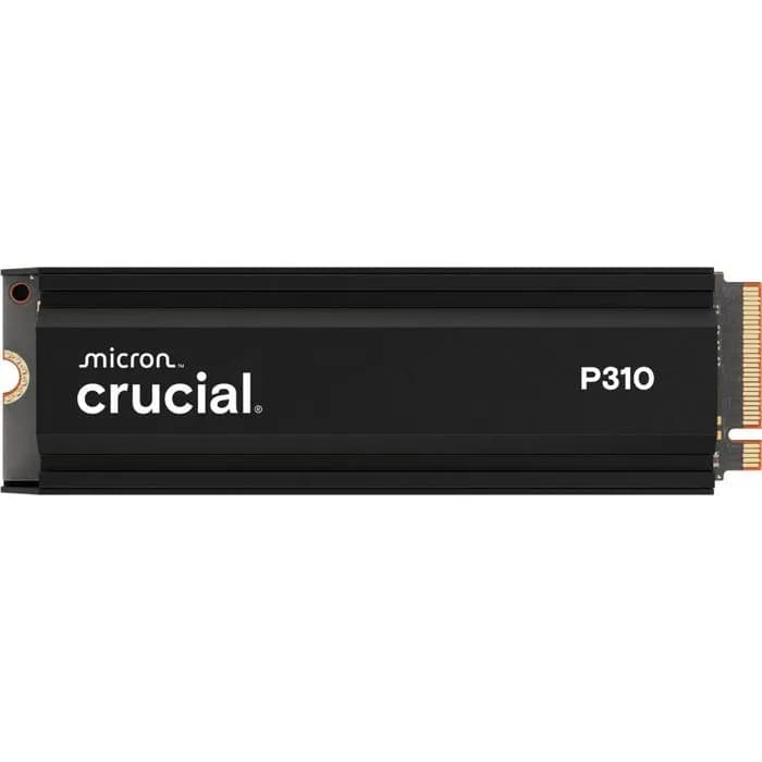 SSD Crucial P310 Heatsink, 1TB, M.2 NVMe PCIe Gen4, R7100/W6000