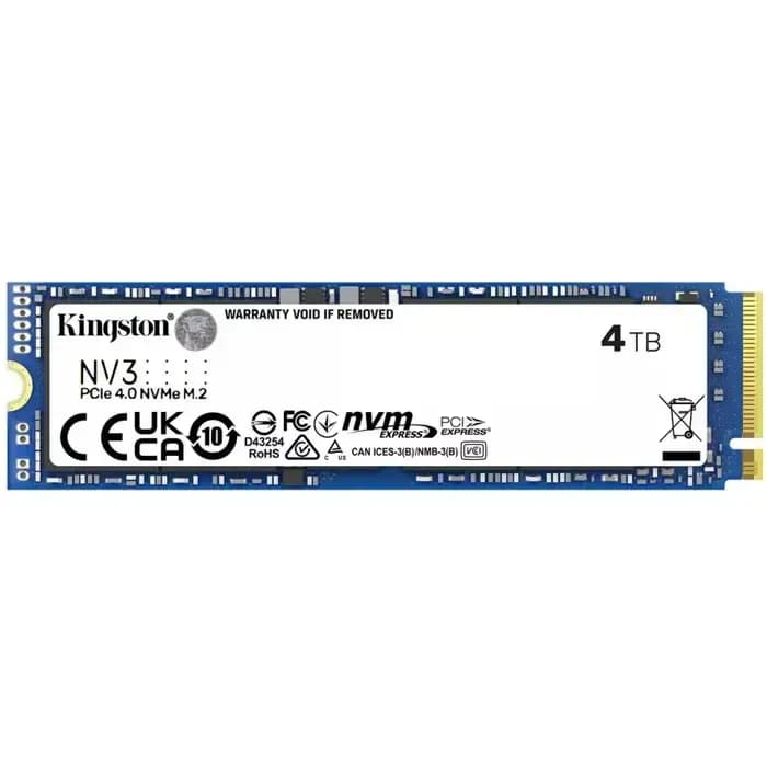 SSD Kingston NV3, 4TB, M.2 NVMe PCIe Gen4, R6000/W5000