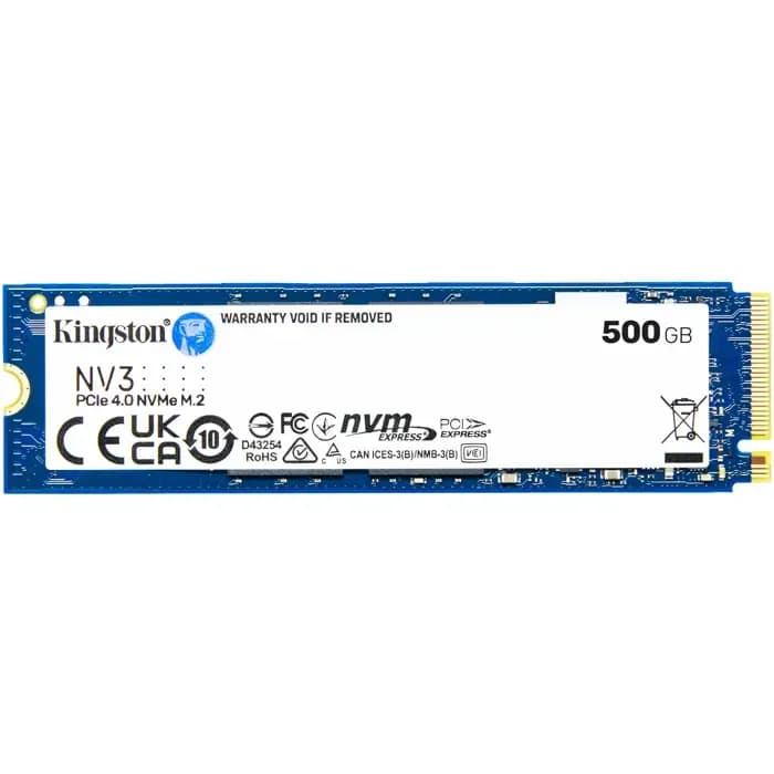 SSD Kingston NV3, 500GB, M.2 NVMe PCIe Gen4, R5000/W3000