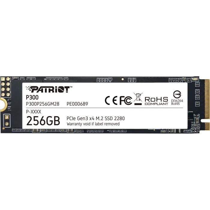 SSD Patriot P300, 256GB, M.2 NVMe PCIe Gen3, R1700/W1100