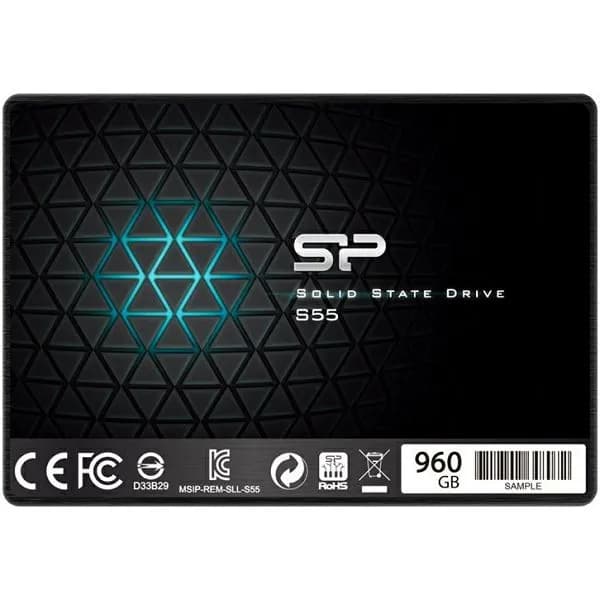 SSD Silicon Power Slim S55, 2.5", 960GB, SATA3 6Gb/s, R540/W480