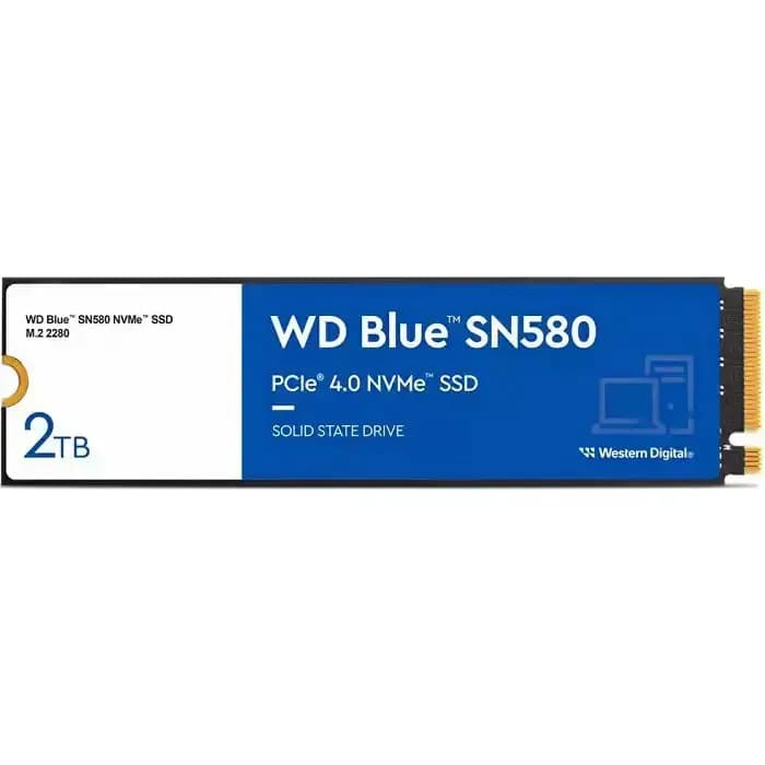 SSD WD Blue SN580, 2TB, M.2 NVMe PCIe Gen4, R4150/W4150