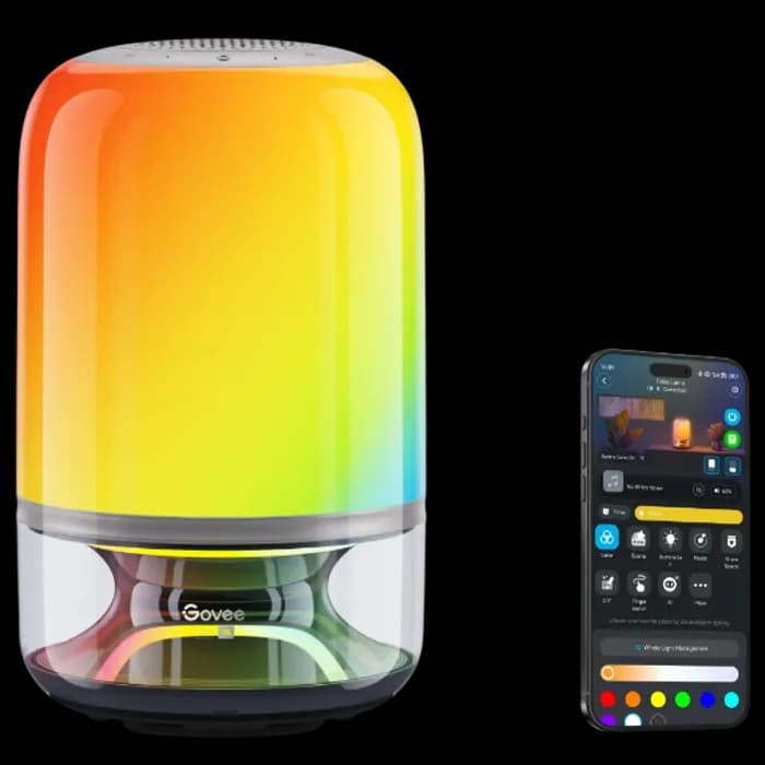 Stolna lampa Govee Table Lamp 2 Pro x Sound by JBL H6020, Bluetooth, RGBICWW