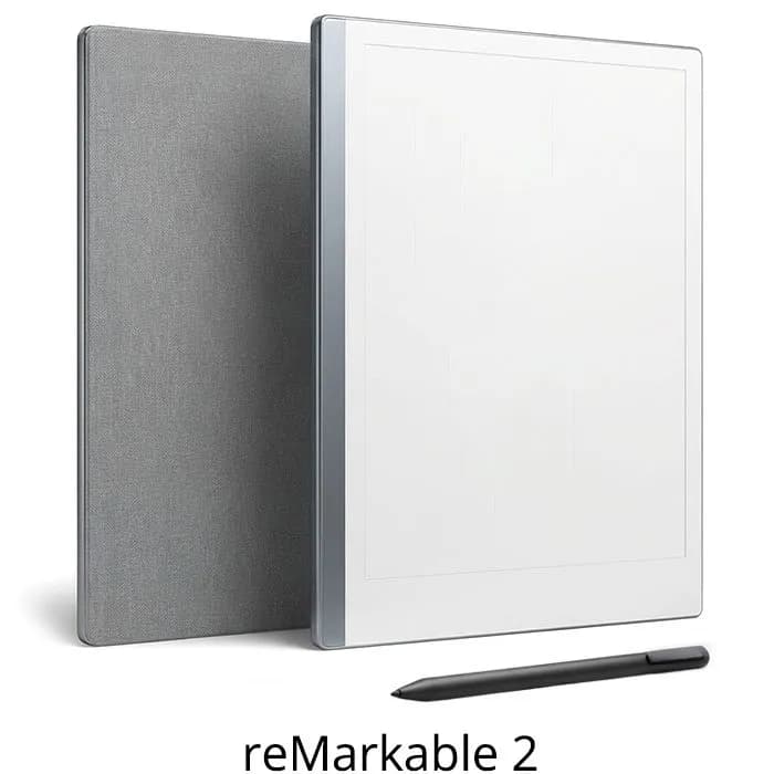 Tablet reMarkable 2, Marker Plus, torbica za tablet reMarkable Book Folio siva