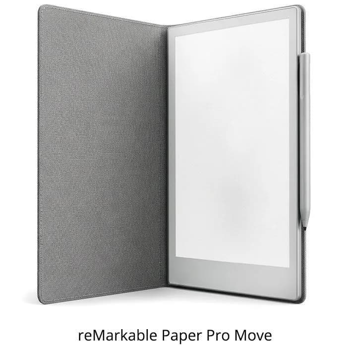 Tablet reMarkable Paper Pro Move, Marker, torbica za tablet reMarkable Book Folio siva